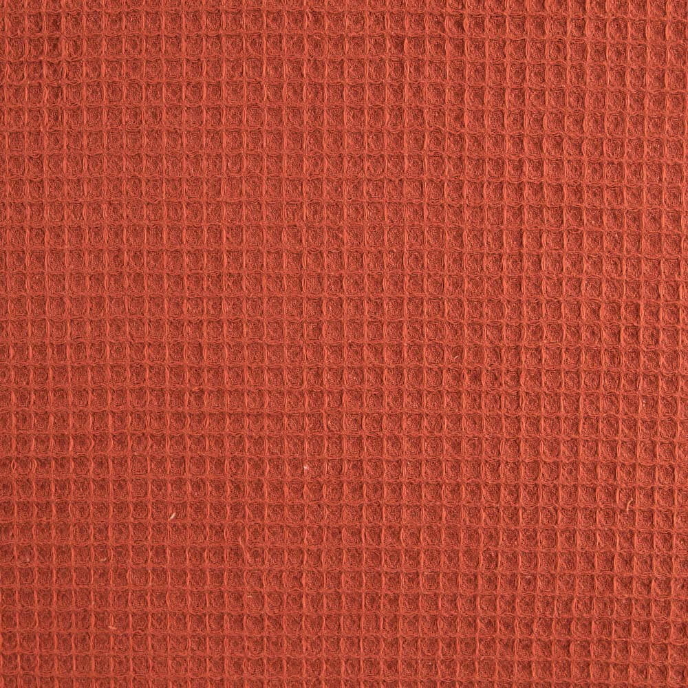 Piqué Waffle Laranja Queimado - Ribes y Casals