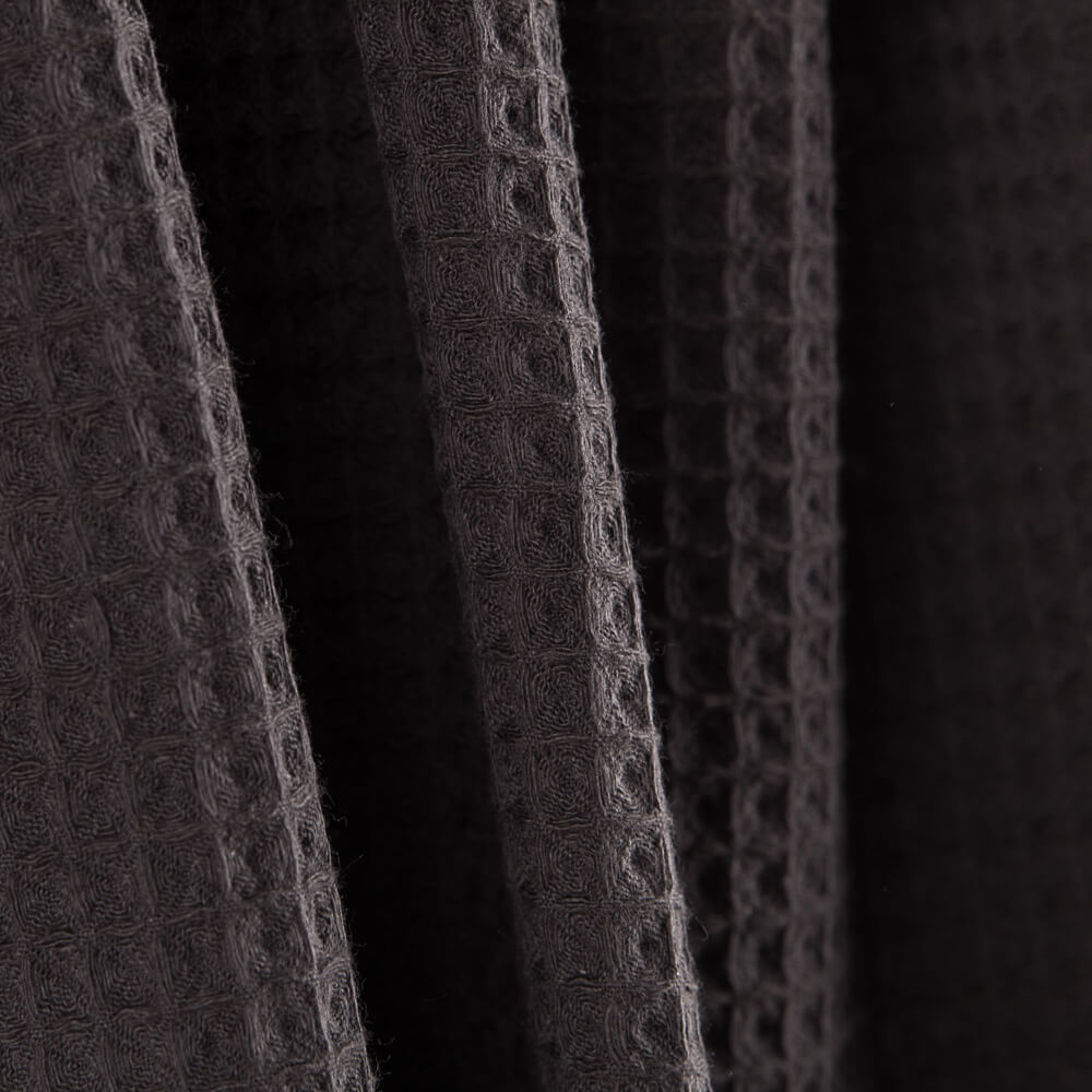 Piqué Waffle Negro - Ribes y Casals