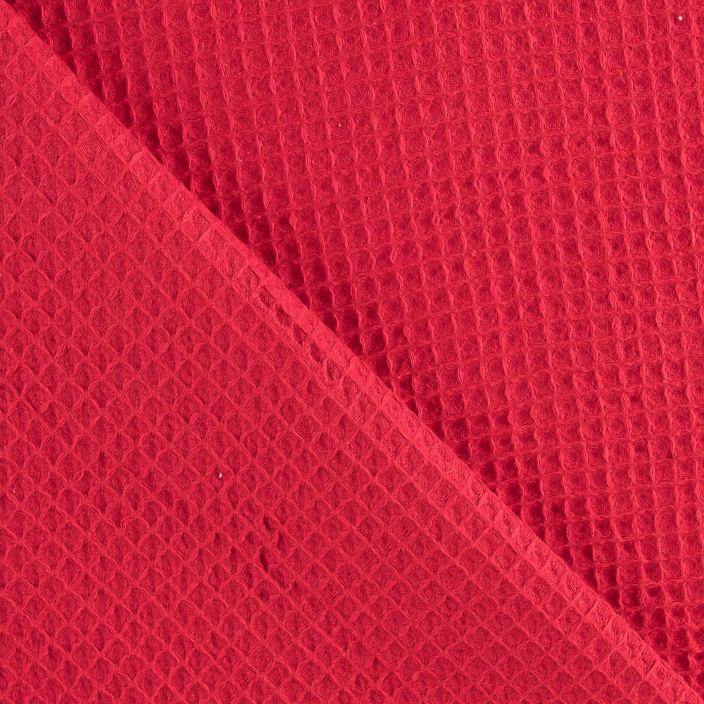 Piqué Waffle Vermelho - Ribes y Casals