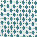 Piquê estampa diamante azul - Ribes y Casals