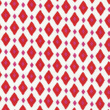 Piquê estampa diamante vermelho - Ribes y Casals