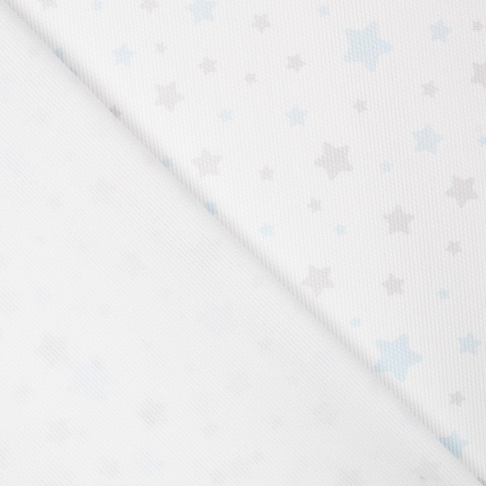 Piquê Estrelas Cinzento Azul - Ribes y Casals