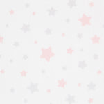 Piquê Estrelas Rosa Cinza - Ribes y Casals