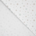 Piquê Estrelas Verde Bege - Ribes y Casals