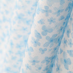 Piquê Flores Azul - Ribes y Casals