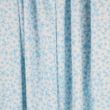 Piquê Flores Azul - Ribes y Casals