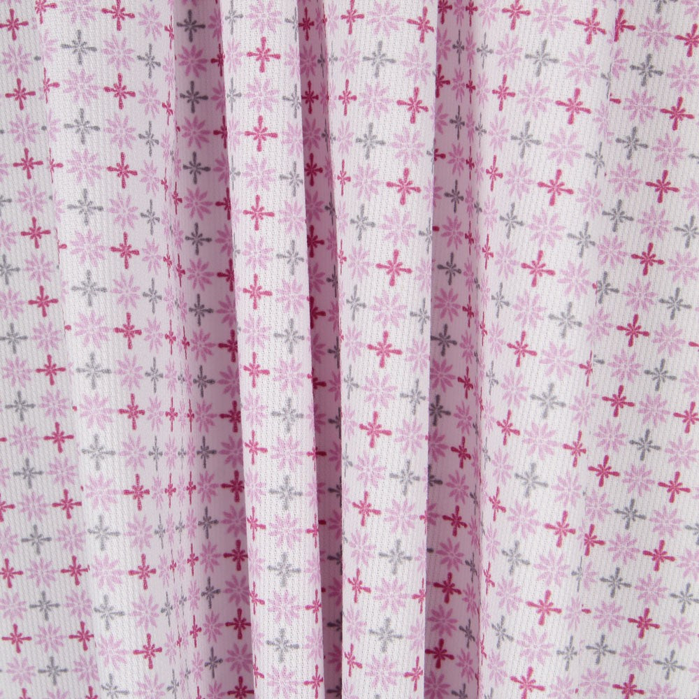 Piquê Geométrico Rosa - Ribes y Casals