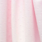 Tecido Piqué Jacquard Plumeti Rosa - Ribes y Casals