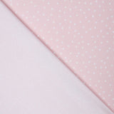 Piquê Bolinhas Fundo Rosa - Ribes y Casals