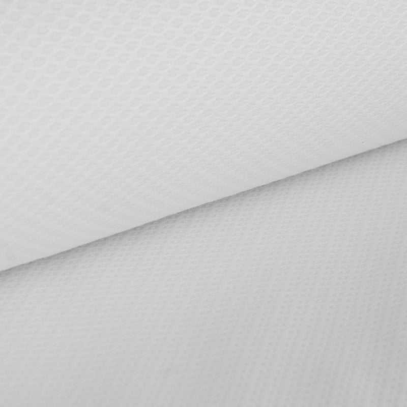 Tela Pique Ojo Perdiz Blanco - Ribes y Casals