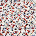 Tecido Elástano Floral Cru - Ribes y Casals