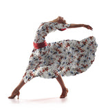 Tecido Elástano Floral Cru - Ribes y Casals