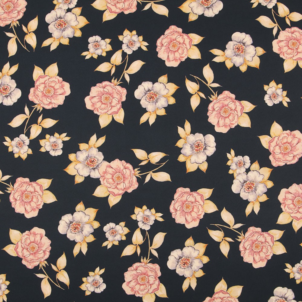 Tecido Spandex Vintage Azul - Ribes y Casals