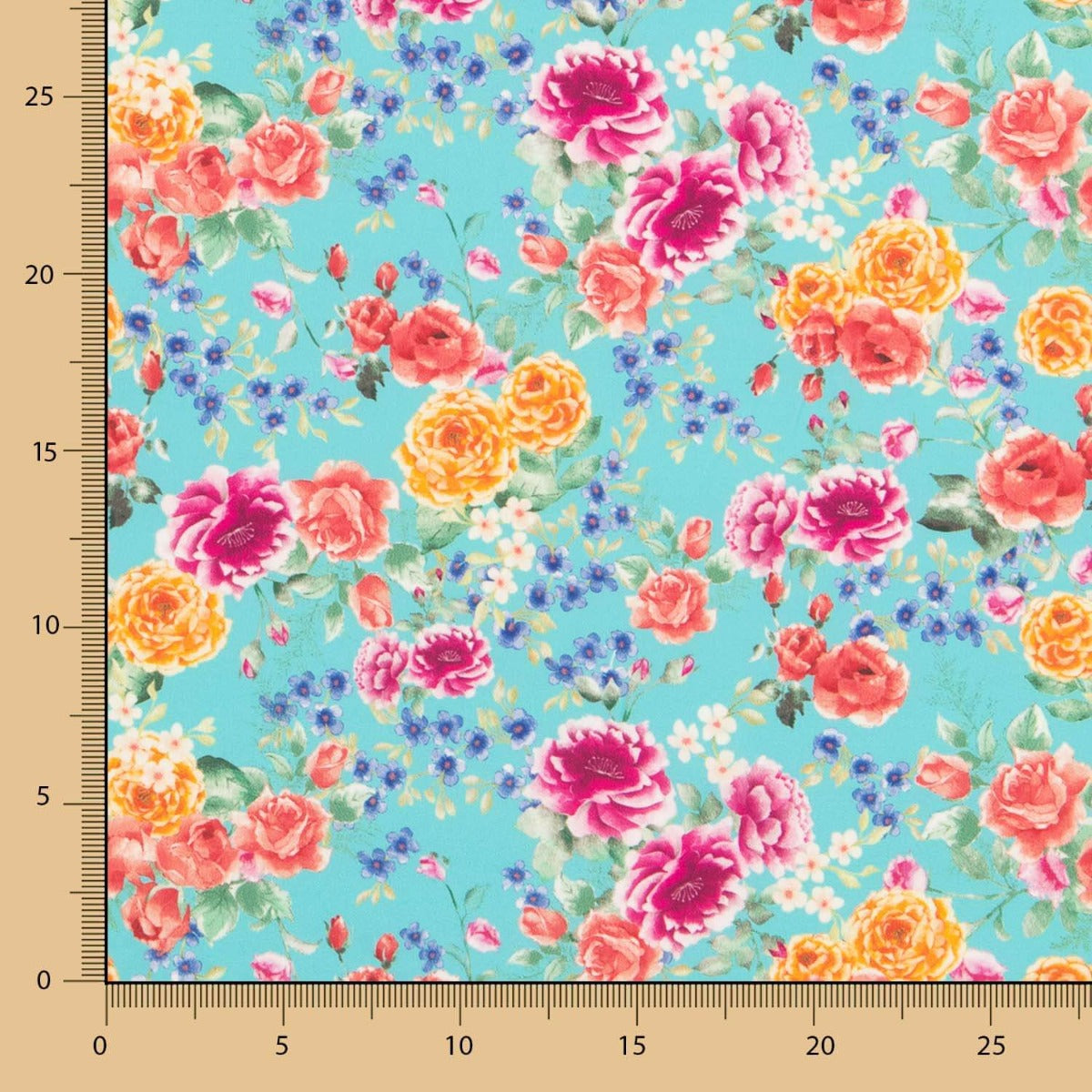 Plana Mini Cretona Turquesa - Ribes y Casals