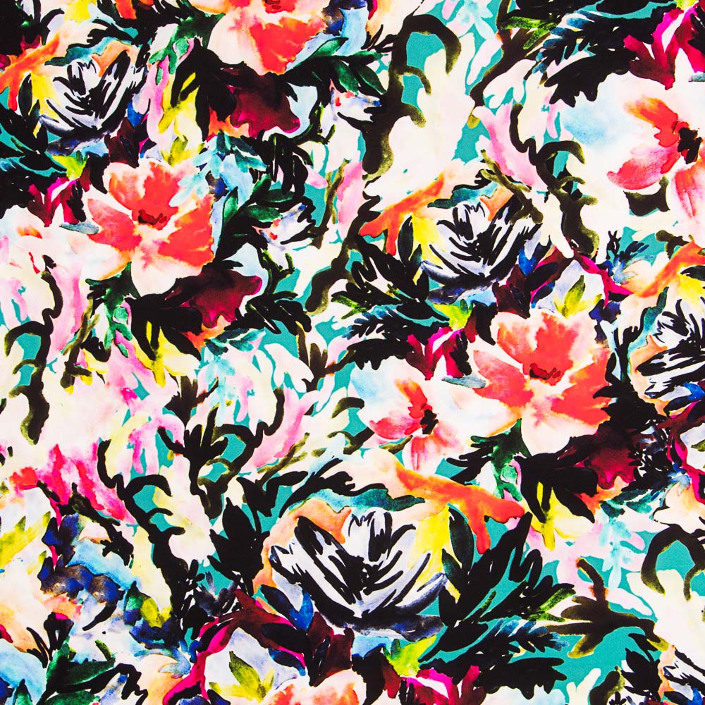 Retal Plana Poliéster Fina Trazos 75x140 cm - Ribes y Casals