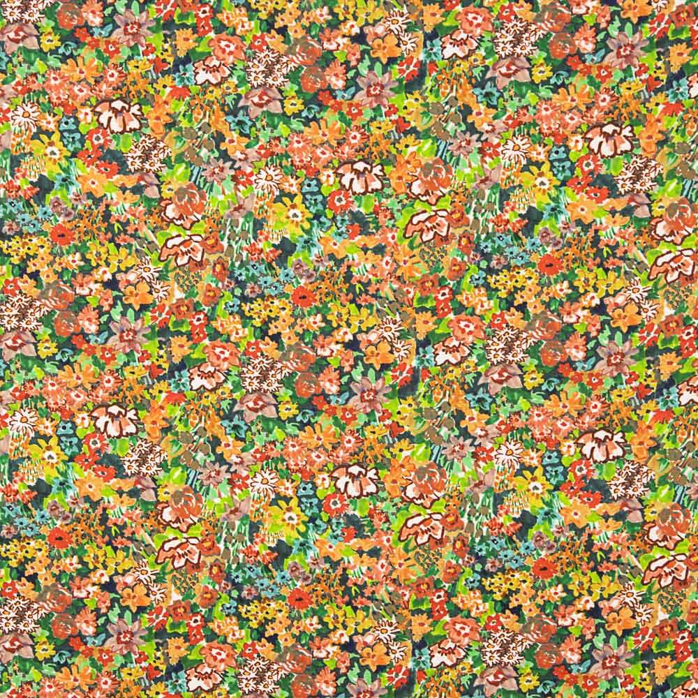 Poliéster Liso Pintura  Flores - Ribes y Casals