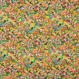 Poliéster Liso Pintura  Flores - Ribes y Casals