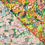 Poliéster Liso Pintura  Flores - Ribes y Casals