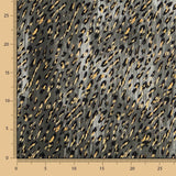 Poliéster Liso Leopardo Cinza - Ribes y Casals