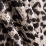 Cetim Poliéster Leopardo Cinzento - Ribes y Casals