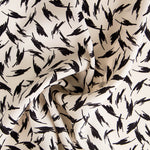 Tecido Poliester Traços Pretos - Ribes y Casals