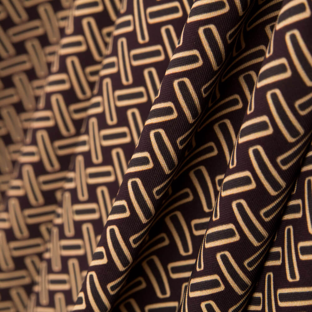 Poliéster Liso Cruz Castanho - Ribes y Casals