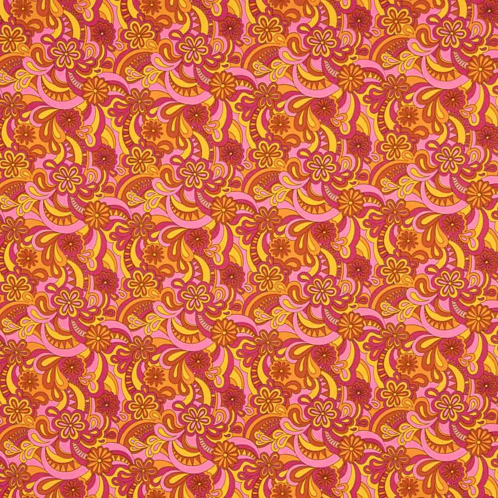 Poliéster Plano Flower Power - Ribes y Casals