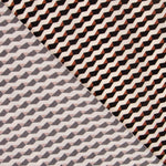 Poliéster Liso Geo Castanho - Ribes y Casals