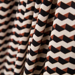 Poliéster Liso Geo Castanho - Ribes y Casals