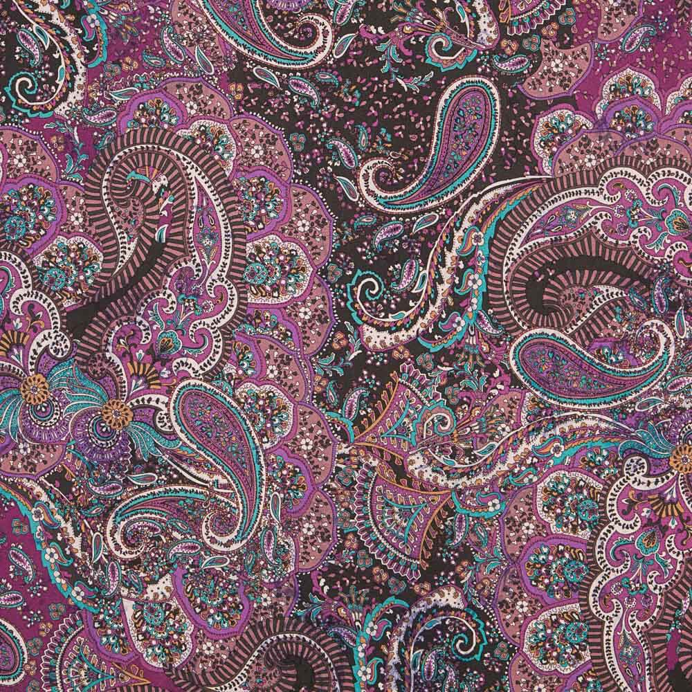 Poliéster Liso Spandex Viscose Caxemira Buganvília - Ribes y Casals