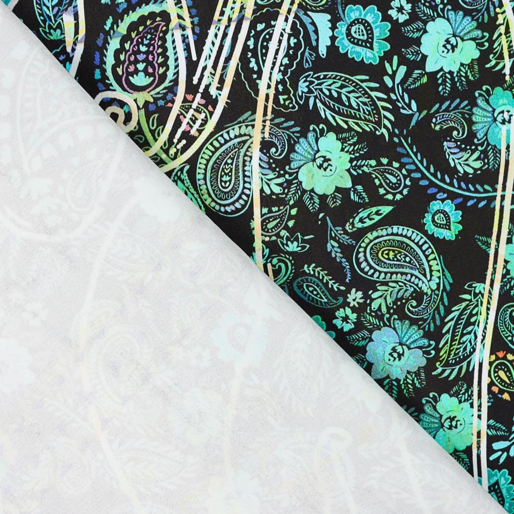 Plana Spandex Viscose Caxemira Canard - Ribes y Casals