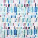 Plana Spandex  Viscose Geométrica Azul - Ribes y Casals
