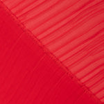 Plissado Chiffon Poliéster Vermelho - Ribes y Casals