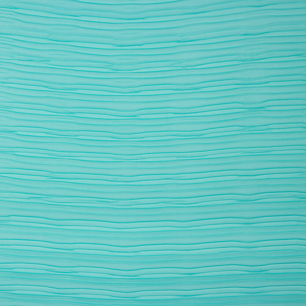 Plissado Chiffon Poliéster Verde Água - Ribes y Casals