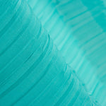 Plissado Chiffon Poliéster Verde Água - Ribes y Casals