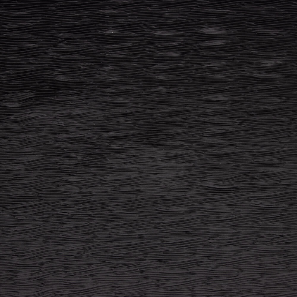 Plissado Cetim Poliéster Preto - Ribes y Casals