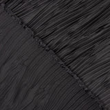 Plissado Cetim Poliéster Preto - Ribes y Casals