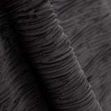 Plissado Cetim Poliéster Preto - Ribes y Casals