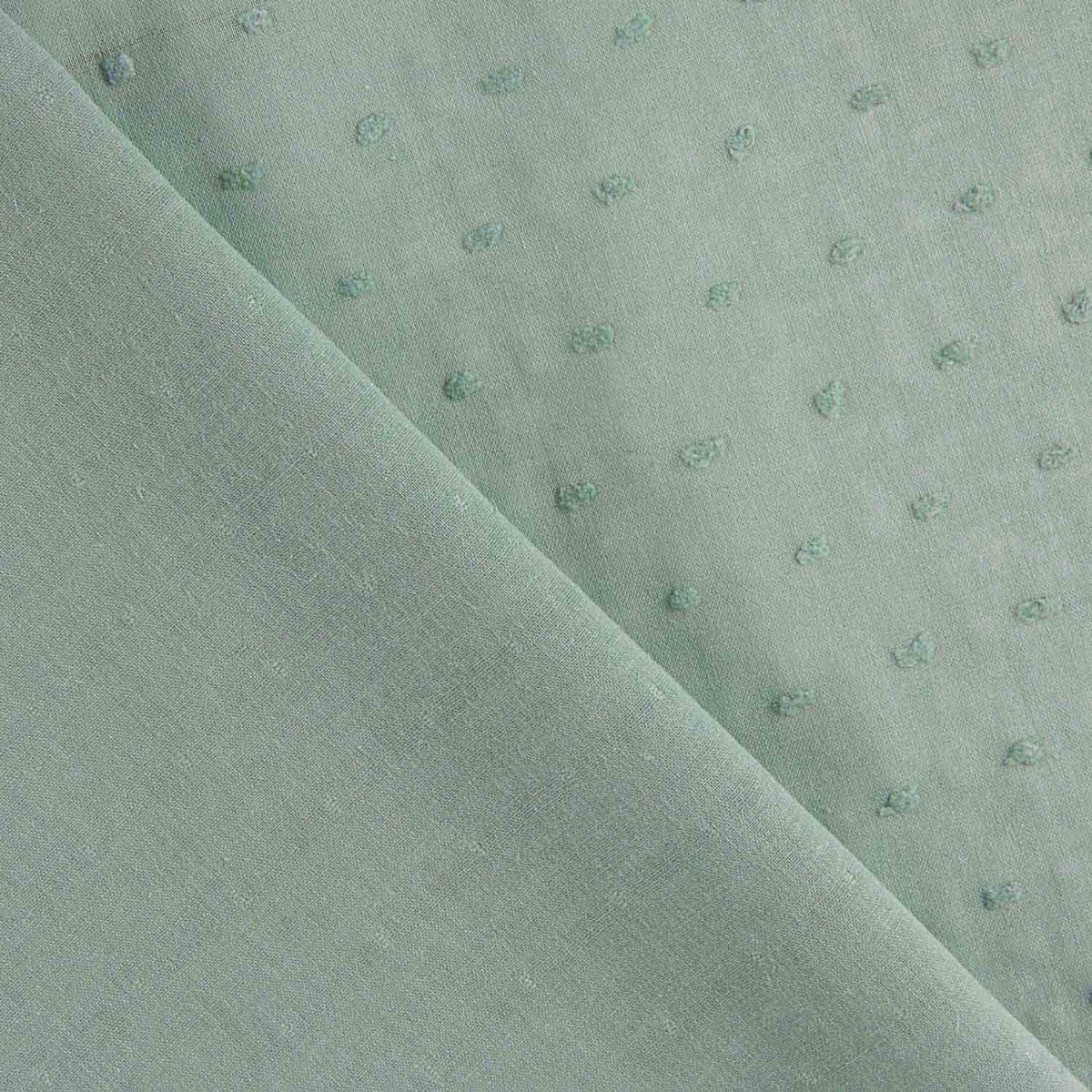 Plumeti Algodão Azul Báltico - Ribes y Casals