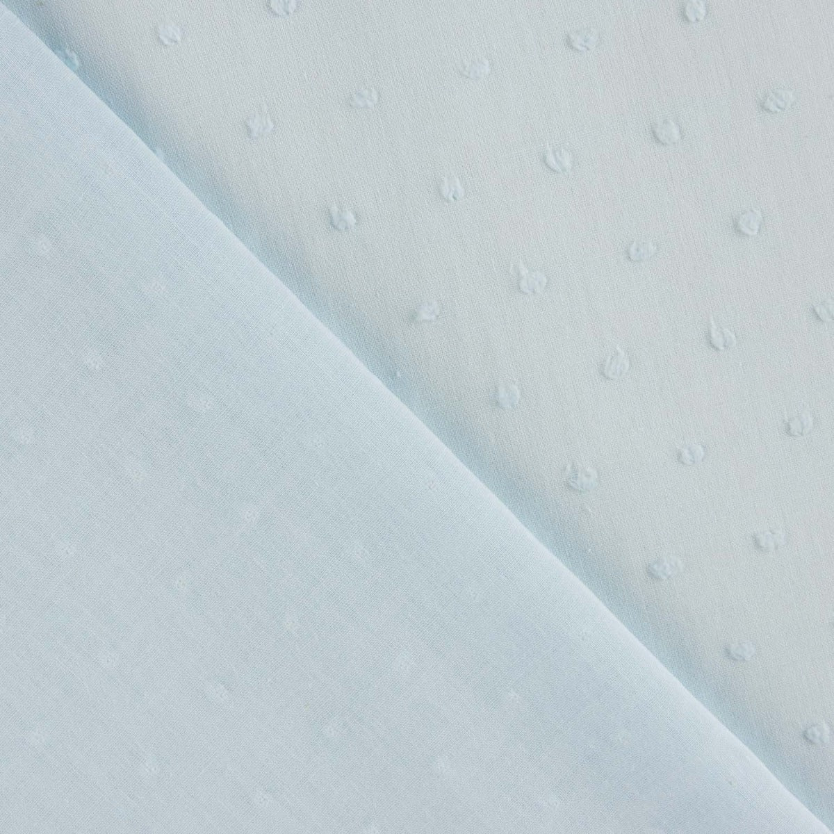 Plumeti Algodão Azul Celeste - Ribes y Casals