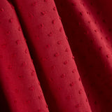 Plumeti Algodón Rojo Rubí - Ribes y Casals