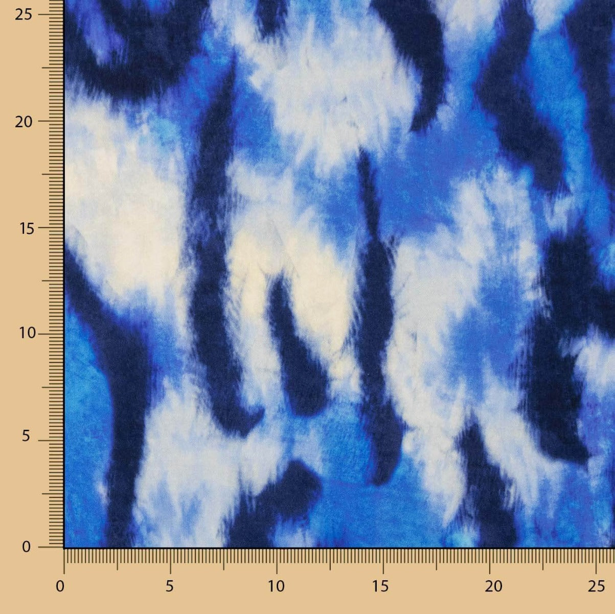 Viscose Ondas Índigo - Ribes y Casals