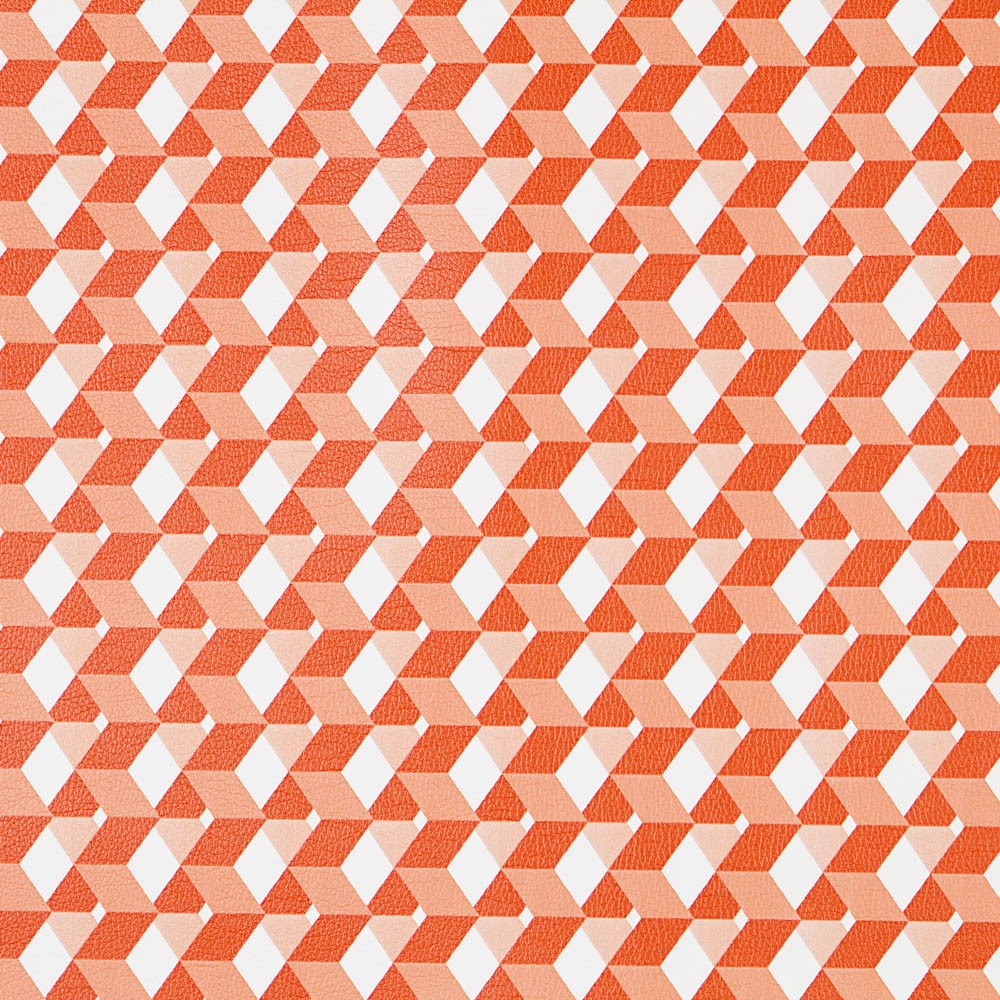 Couro Sintético 3D Laranja - Ribes y Casals