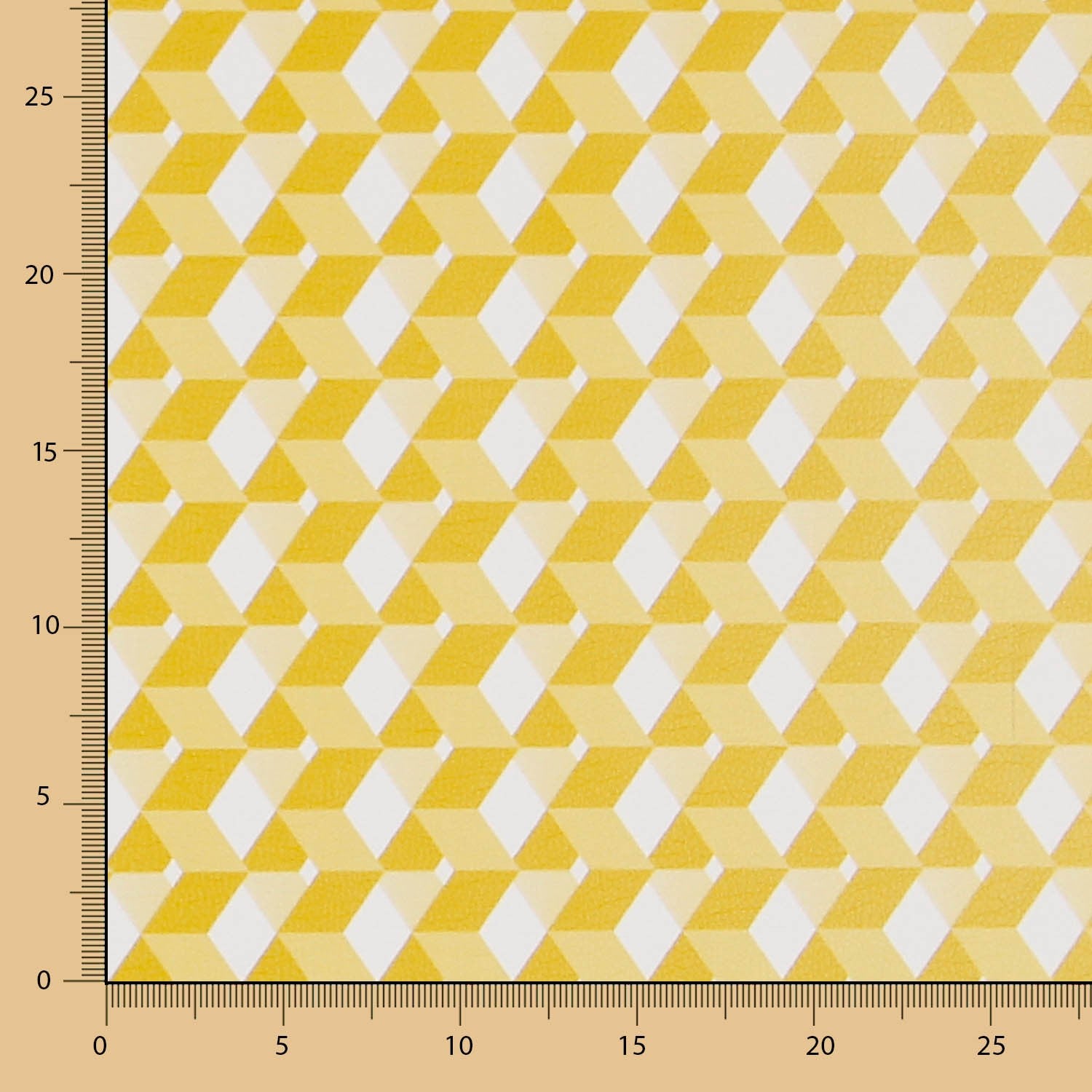 Couro Sintético 3D Ocre - Ribes y Casals