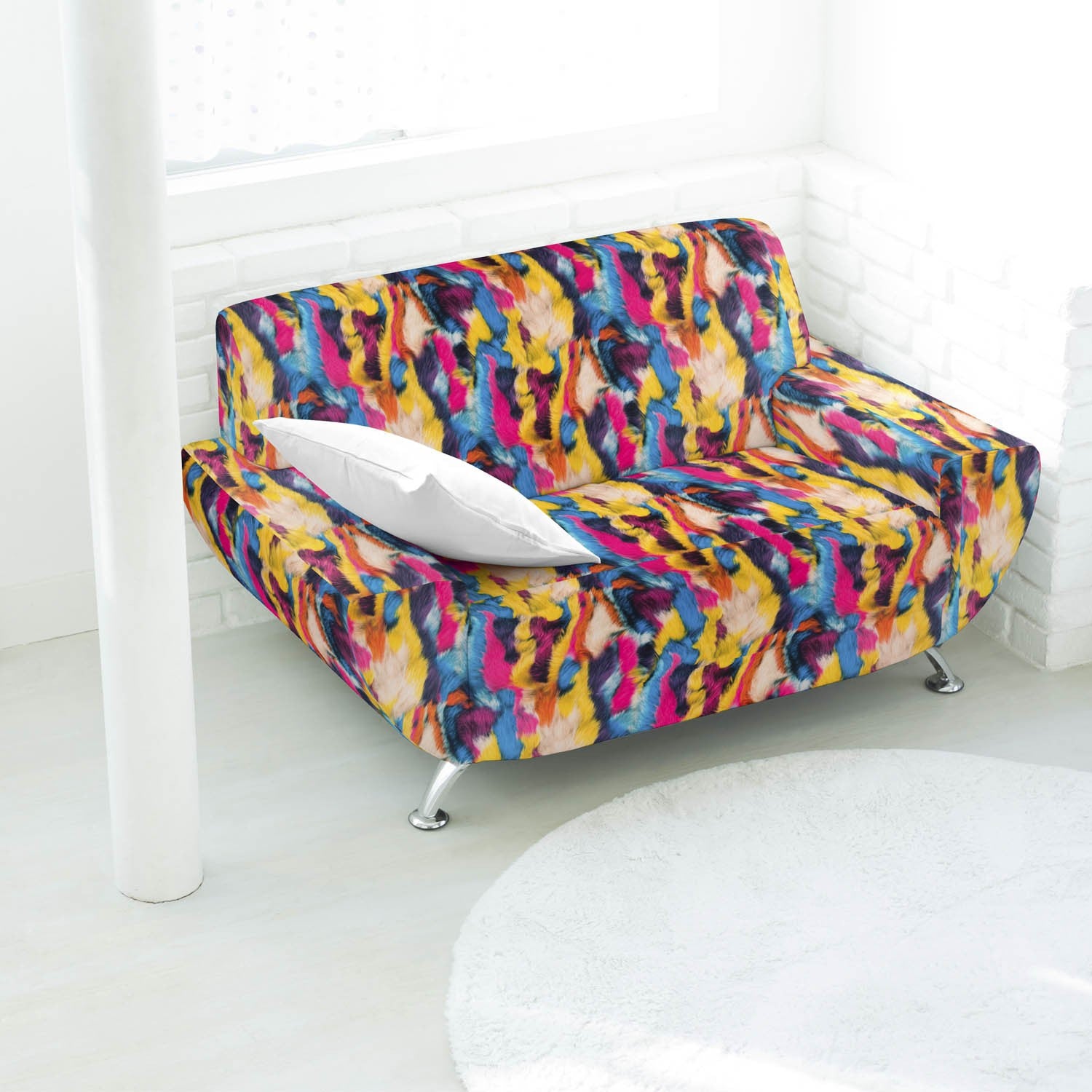 Couro Sintético Animal Print Multicor - Ribes y Casals