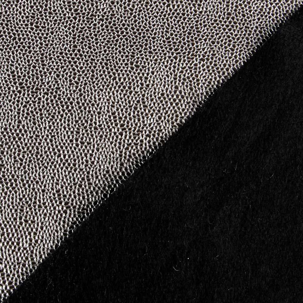 Tecido Polipele Relevo Prata - Ribes y Casals