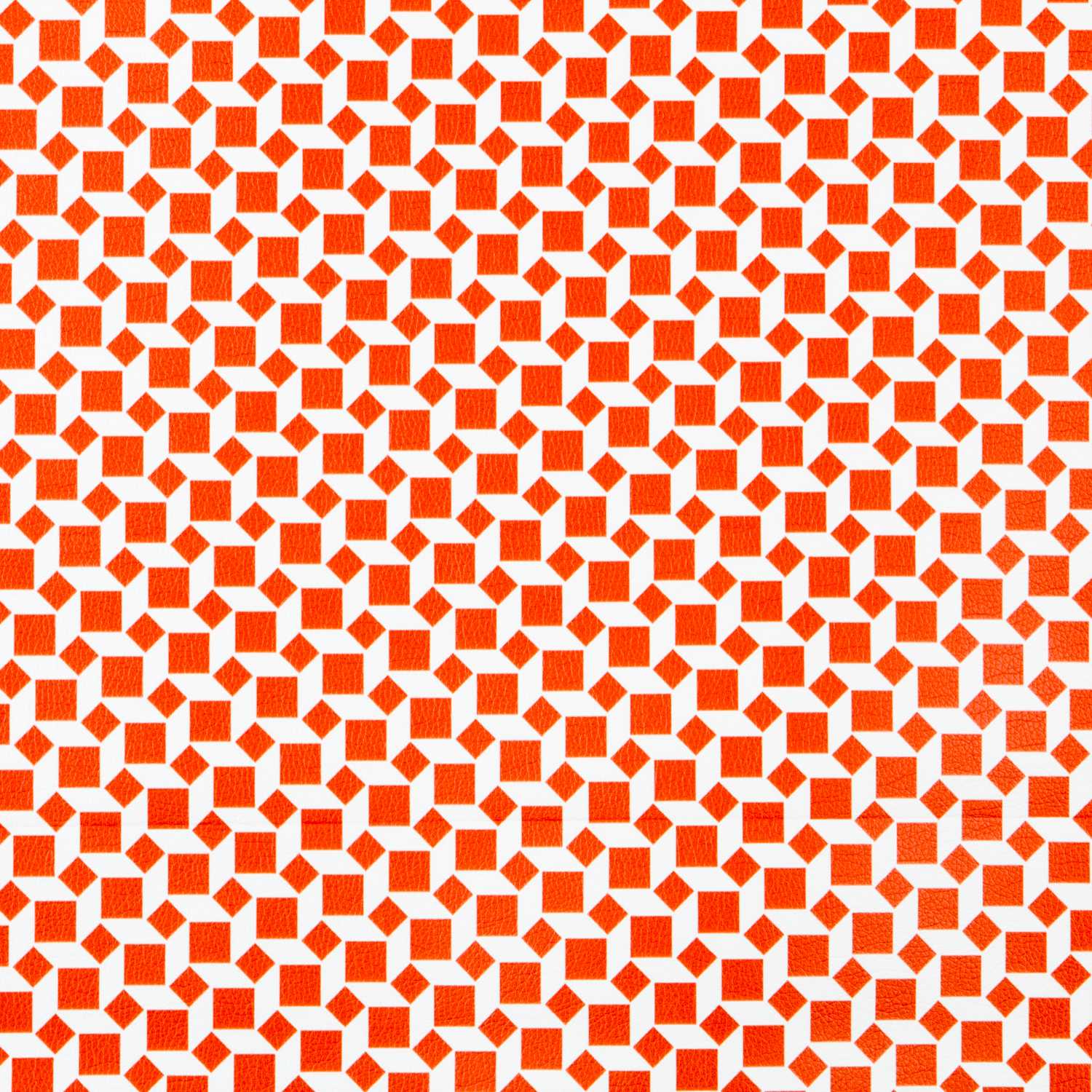 Couro Sintético Cubos Laranja - Ribes y Casals