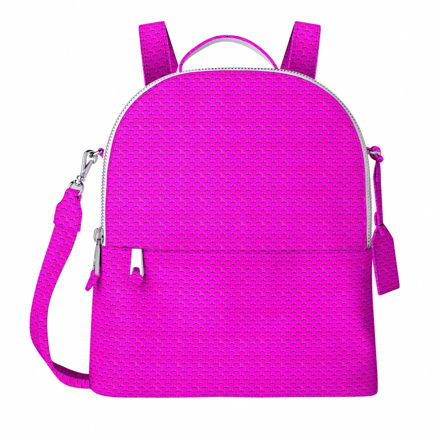 Couro Sintético Escamas Fucsia - Ribes y Casals