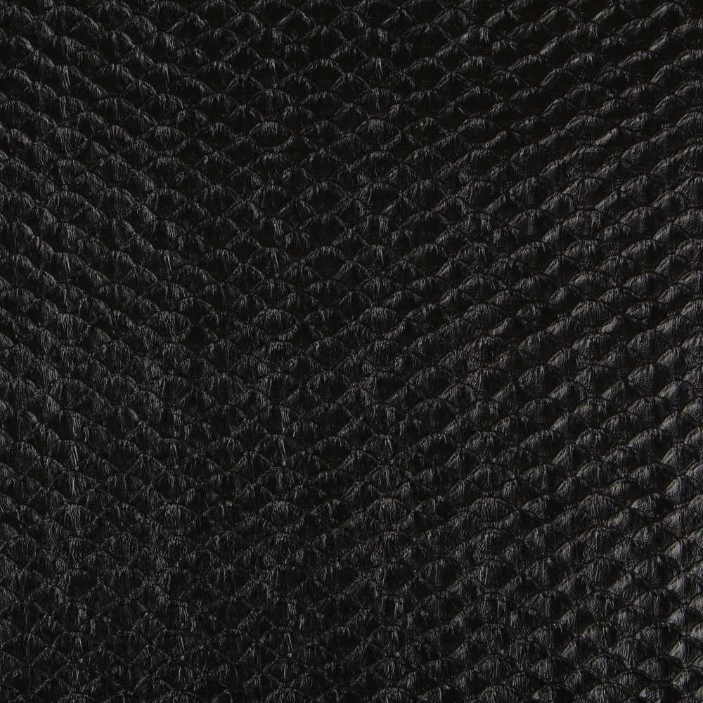 Couro Sintético Escamas Preto - Ribes y Casals