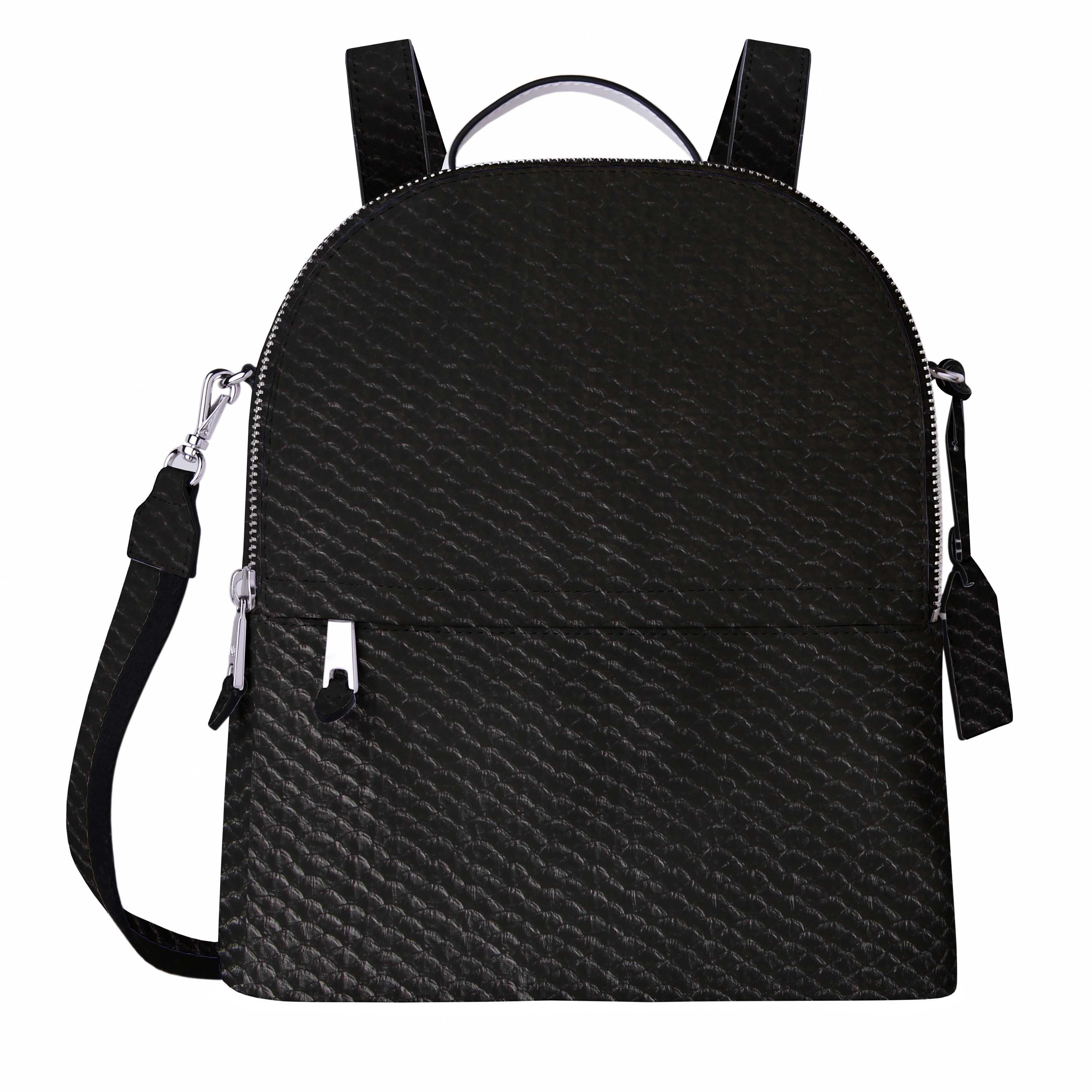 Couro Sintético Escamas Preto - Ribes y Casals